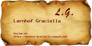 Larnhof Graciella névjegykártya